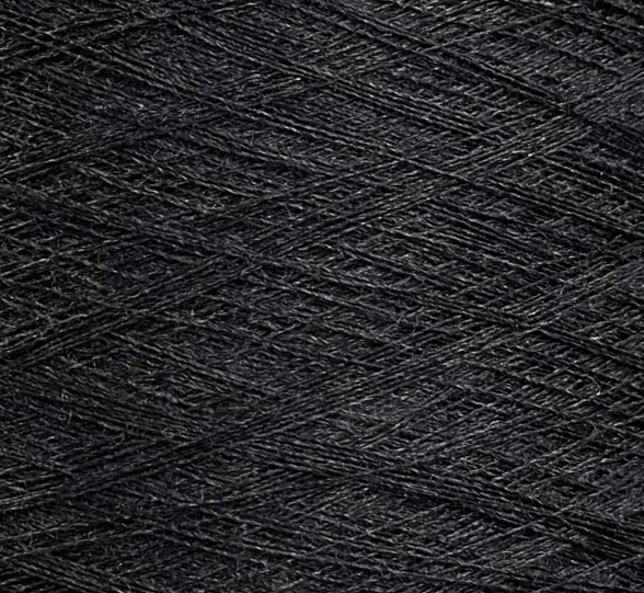 Botto Giuseppe Art. Shine 2/200x2 – 100 % Seide col. Anthrazit Mélange